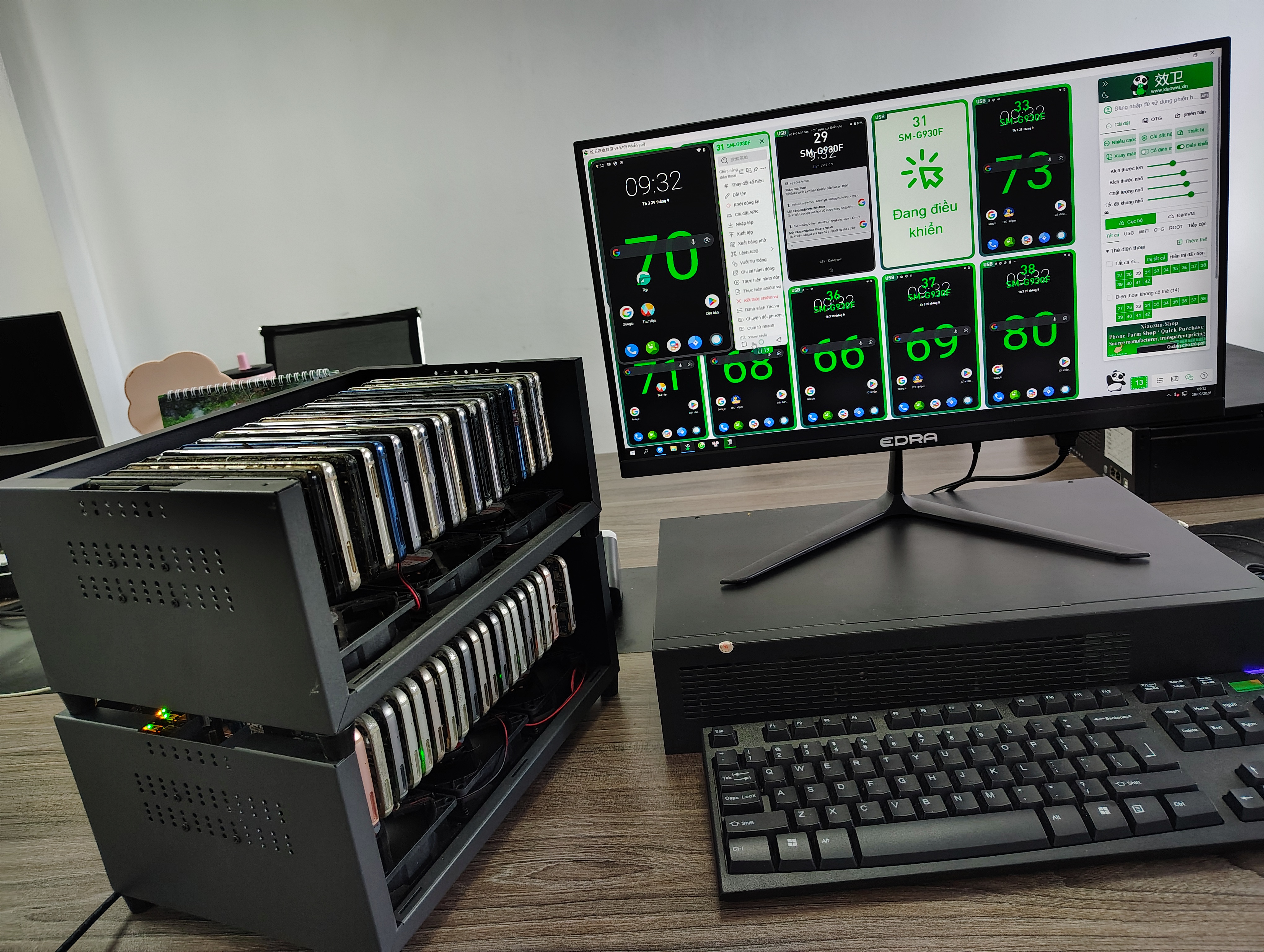 Lắp Đặt Box Phone Farm Tại ParkCity, Hà Nội